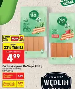 Biedronka Parówki sojowe Go Vege, 200 g oferta