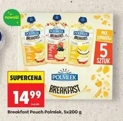 Biedronka Breakfast Pouch Polmlek, 5x200 g oferta