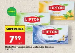 Biedronka Herbatka funkcjonalna Lipton, 20 torebek oferta