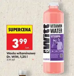 Biedronka Woda witaminowa Dr. Witt, 1,25 l oferta