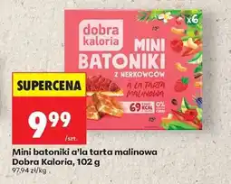 Biedronka Mini batoniki a’la tarta malinowa Dobra Kaloria, 102 g oferta