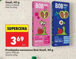Biedronka Przekąska owocowa Bob Snail, 30 g oferta