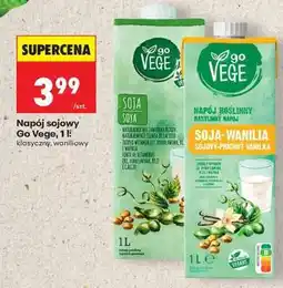 Biedronka Napój sojowy Go Vege, 1 l oferta