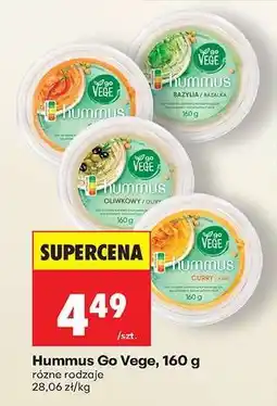 Biedronka Hummus Go Vege, 160 g oferta