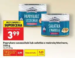Biedronka Paprykarz szczeciński lub sałatka z makrelą Marinero, 330 g oferta