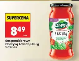 Biedronka Sos pomidorowy z bazylią Łowicz, 500 g oferta