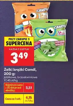 Biedronka Żelki krążki Candi, 200 g oferta