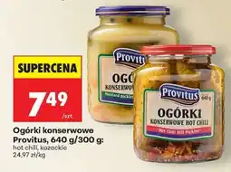 Biedronka Ogórki konserwowe Provitus, 640 g/300 g oferta