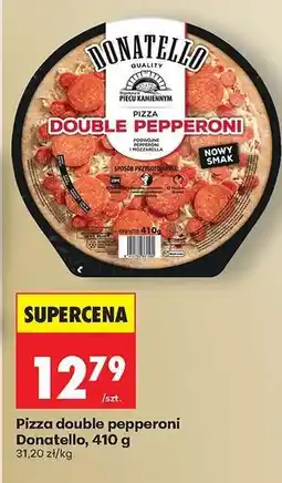Biedronka Pizza double pepperoni Donatello, 410 g oferta