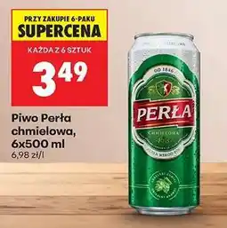 Biedronka Piwo Perła chmielowa, 6x500 ml oferta