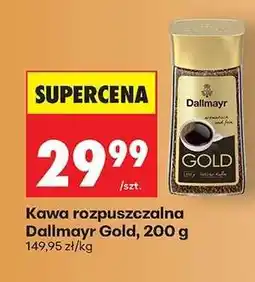 Biedronka KAWA ROZPUSZCZALNA DALLMAYR GOLD 200 G oferta