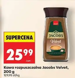 Biedronka KAWA ROZPUSZCZALNA JACOBS VELVET 200 G oferta