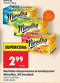Biedronka Herbata ekspresowa aromatyczna Minutka, 40 torebek oferta