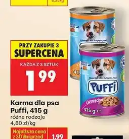 Biedronka Karma dla psa Puffi, 415 g oferta