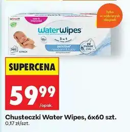Biedronka Chusteczki Water Wipes, 6x60 szt oferta