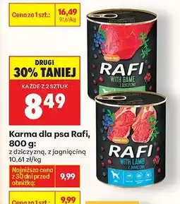 Biedronka Karma dla psa Rafi, 800 g oferta