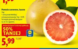 Lidl Pomelo czerwone luzem oferta