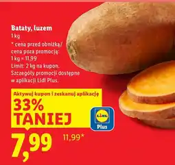 Lidl Bataty, luzem oferta