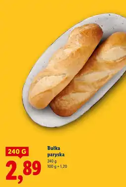 Lidl Bułka paryska oferta