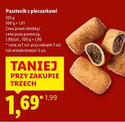 Lidl Pasztecik z pieczarkami oferta