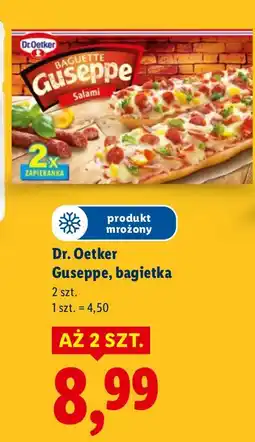 Lidl Pizza Guseppe bagietka Dr. Oetker Salami oferta