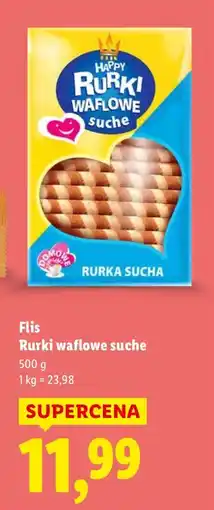 Lidl Rurki waflowe Flis Rurki waflowe suche oferta