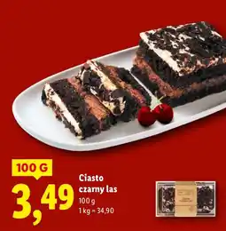 Lidl Ciasto czarny las oferta