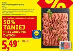Lidl Mięso mielone z łopatki wieprzowej Rzeźnik, 500g oferta