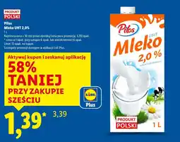 Lidl Pilos Mleko UHT 2,0% oferta