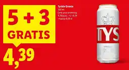 Lidl Piwo Tyskie Gronie 500 ml oferta