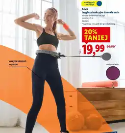 Lidl Crivit Legginsy funkcyjne damskie basic oferta