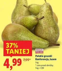 Lidl Polskie gruszki Konferencja, luzem oferta