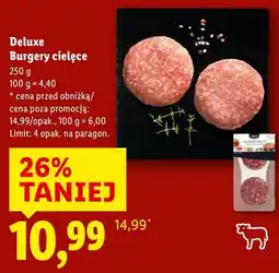 Lidl Deluxe Burgery cielęce oferta