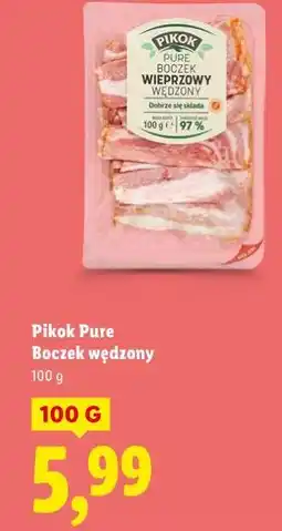 Lidl Pikok Pure Boczek wędzony 100g oferta