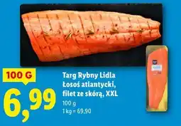 Lidl Targ Rybny Lidla Łosoś atlantycki, filet ze skórą, XXL oferta