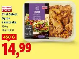 Lidl Chef Select Gyros z kurczaka oferta