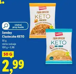 Lidl Sondey Ciasteczko KETO oferta