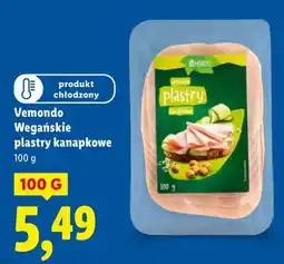 Lidl Vemondo Wegańskie plastry kanapkowe oferta