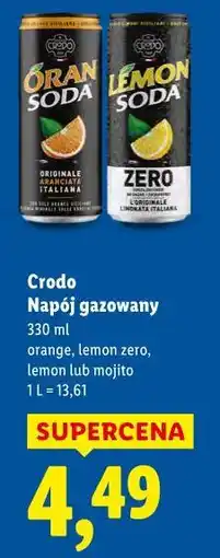 Lidl Crodo Napój gazowany oferta