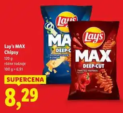 Lidl Lay’s MAX Chipsy (120g) oferta