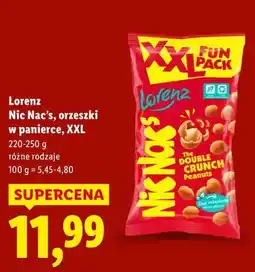 Lidl Lorenz Nic Nac's orzeszki w panierce XXL oferta