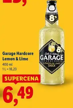 Lidl Piwo Garage Hardcore Lemon & Lime 400 ml oferta