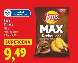 Lidl Lay’s MAX Karbouane (Grilled Beef Burger) oferta