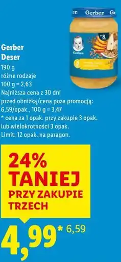 Lidl Gerber Deser oferta