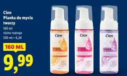 Lidl Cien Pianka do mycia twarzy, 160 ml oferta