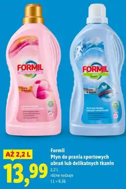 Lidl Formil Płyn do prania sportowych ubrań lub delikatnych tkanin oferta