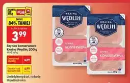 Biedronka Szynka konserwowa Kraina Wędlin, 200 g oferta