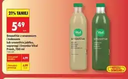 Biedronka Smoothie z ananasem, kiwi i kokosem/Vital Fresh, 750 ml oferta