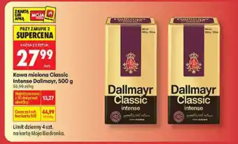 Kawa palona mielona Dallmayr Classic Intense, 500 g