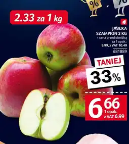 Selgros Jabłka Szampion 3kg oferta